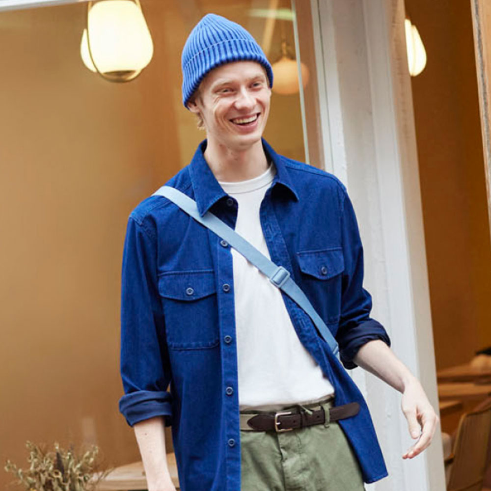 棉質羅紋針織帽