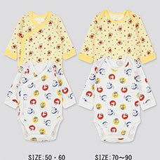 新生兒 圓領包臀衣2件