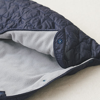 直到腳部都能溫暖包覆