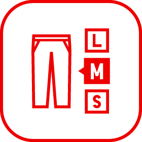 智能小幫手簡單輸入資訊，輕鬆找到適合尺寸。