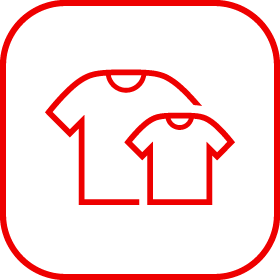 網路商店提供豐富尺碼