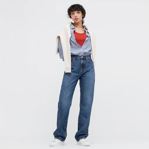 彈性棉質混紡圓裙