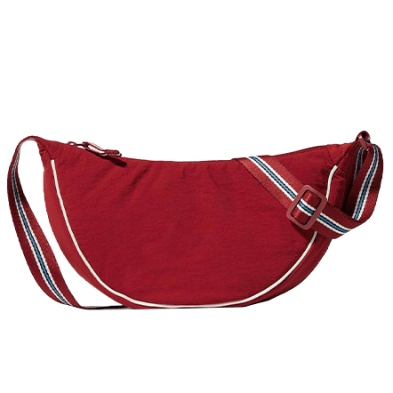 男女適用 弧形迷你肩背包