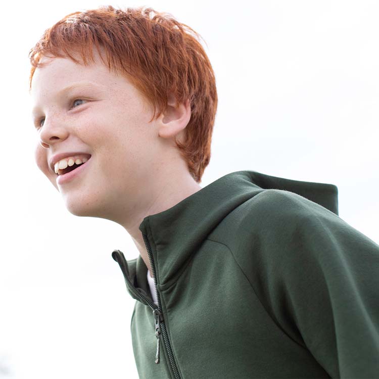 童裝 特級彈性DRY休閒連帽外套(長袖)