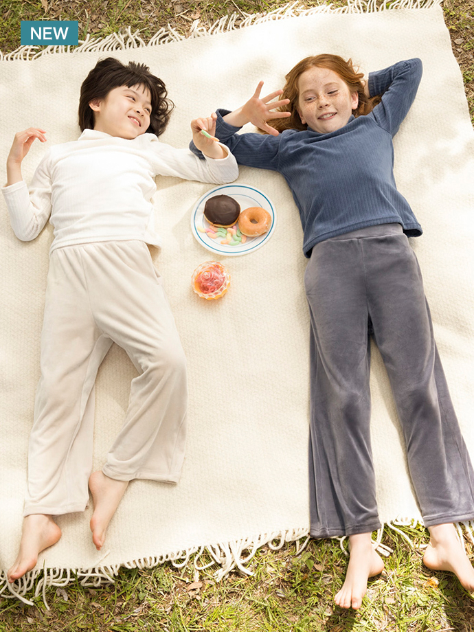 特級彈性絲絨長褲