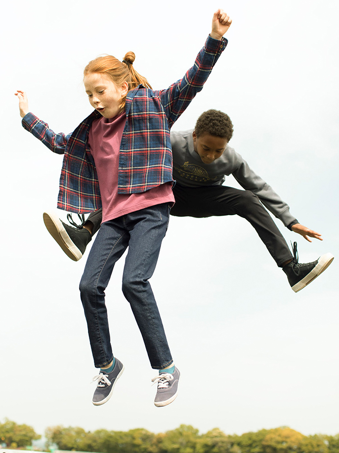 特級彈性 SLIM FIT 牛仔長褲(拉鍊)