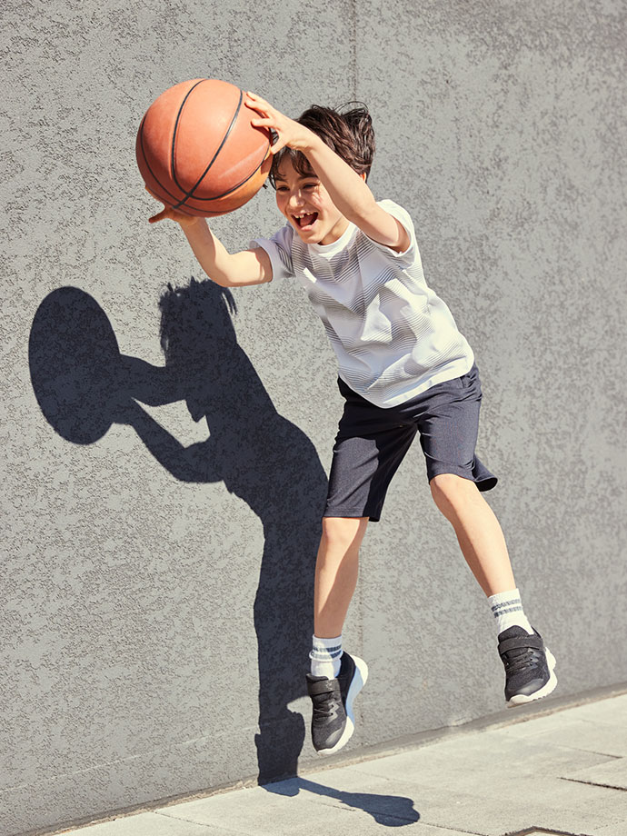 童裝 DRY-EX圓領T恤/短褲