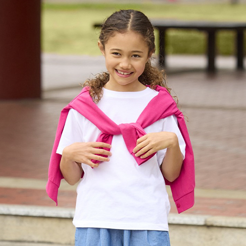 童裝多色圓領T恤(短袖)