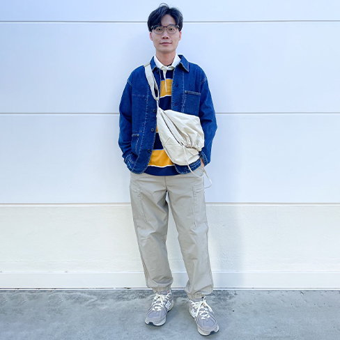 工裝風多口袋束口褲