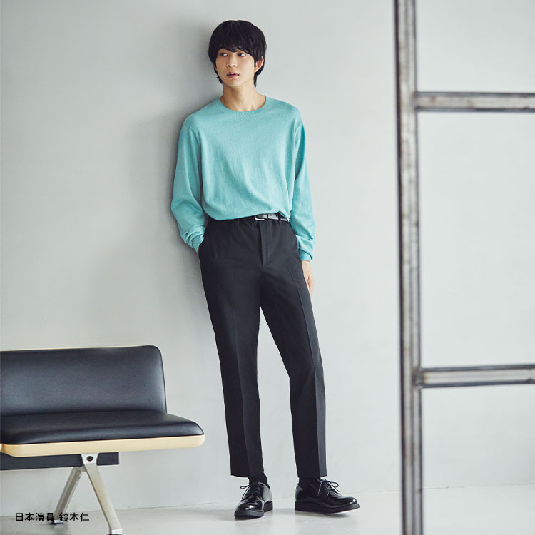 スマートアンクルパンツ 2WAYストレッチ ウールライク