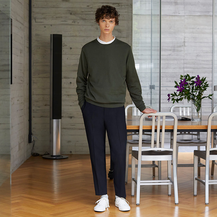 スマートアンクルパンツ 2WAYストレッチ ウールライク