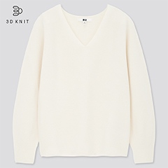 ワッフルクルーネックＴ（長袖）