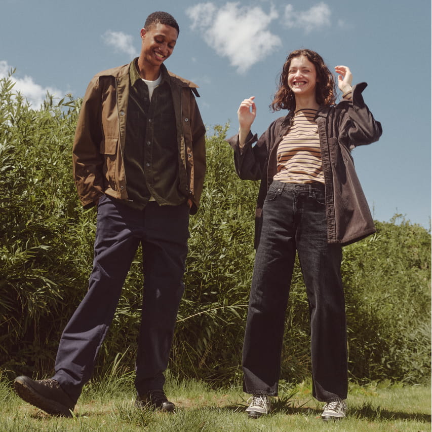 燈芯絨工作襯衫(長袖) 