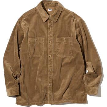 燈芯絨工作襯衫(長袖) 