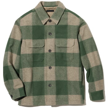  寬版襯衫式外套 