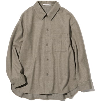 磨毛襯衫式外套