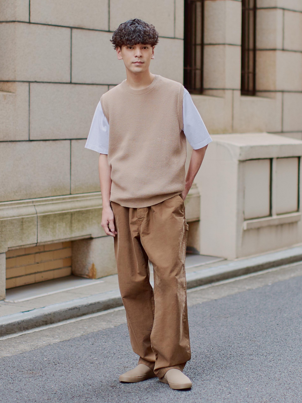 181cm / 寬版工裝風長褲: L