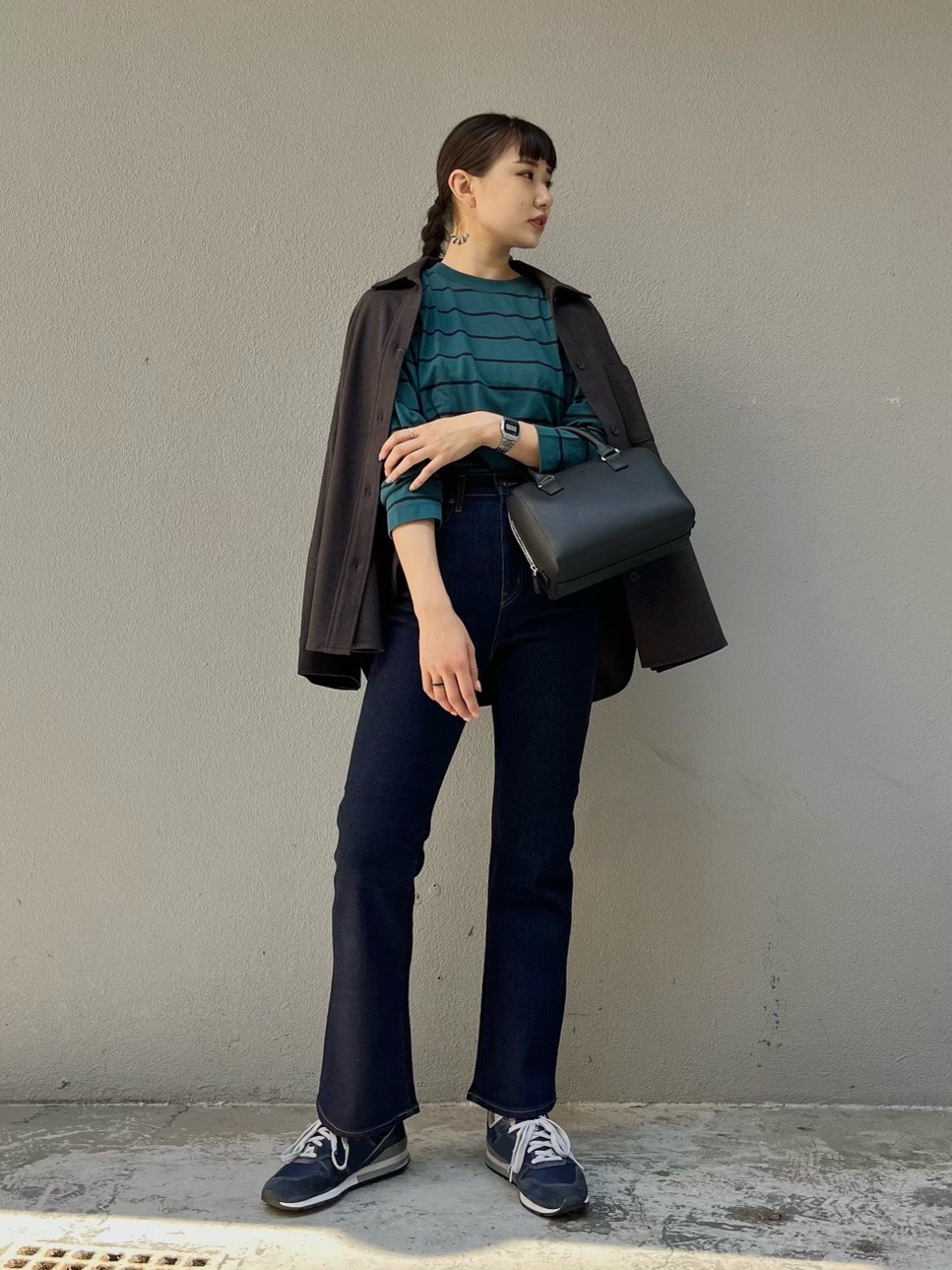 168cm / 磨毛襯衫式外套 成套搭配可能: L