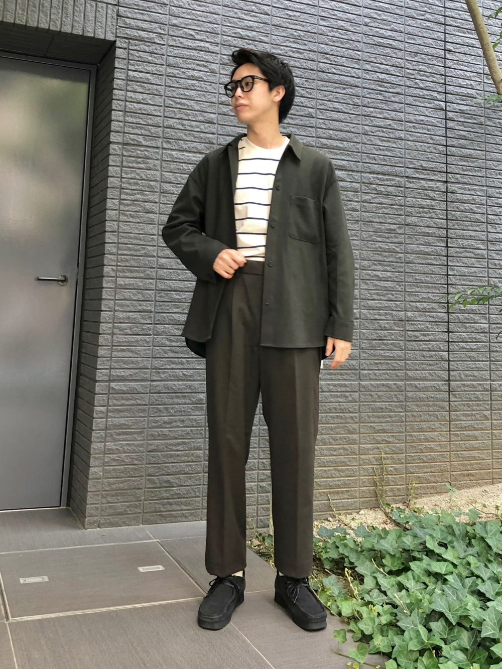 170cm / 磨毛襯衫式外套 成套搭配可能: L