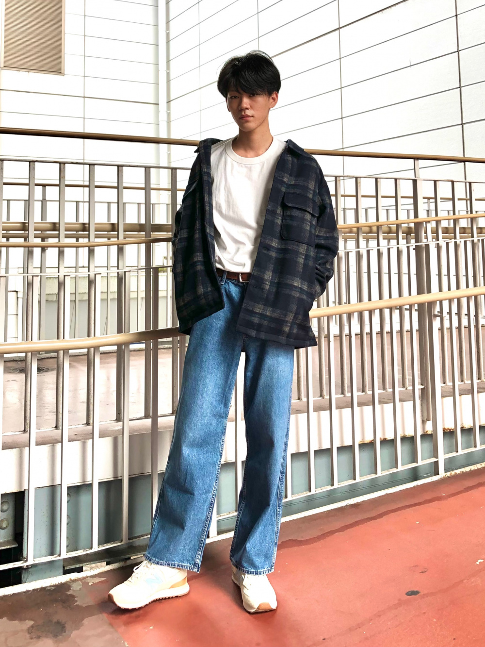 183cm / 寬版襯衫式外套 : XL