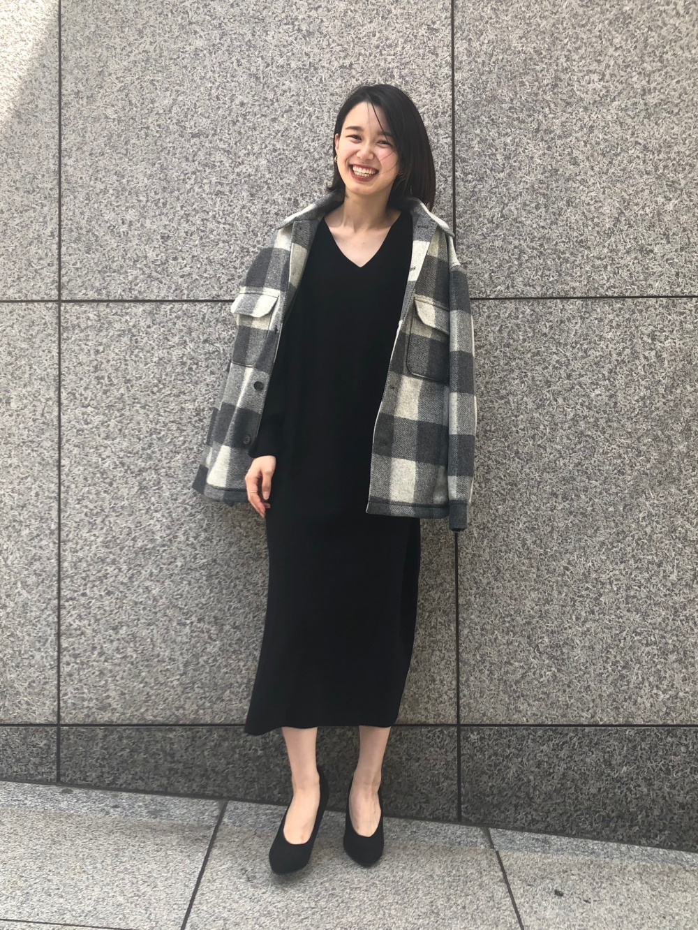 157cm / 寬版襯衫式外套 : S