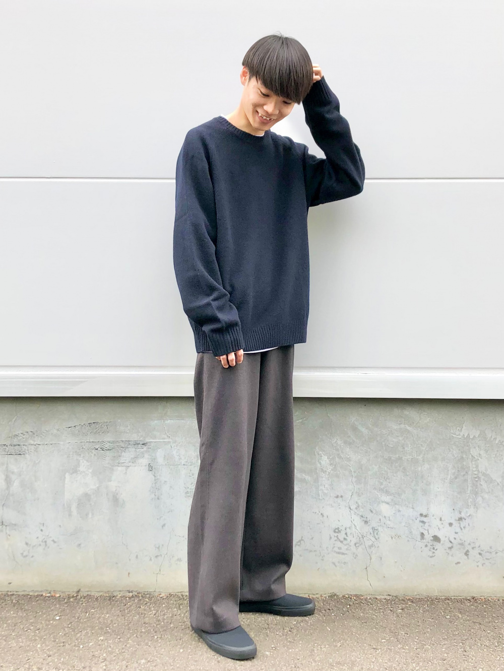 173cm / 絨面長褲成套搭配可能: M