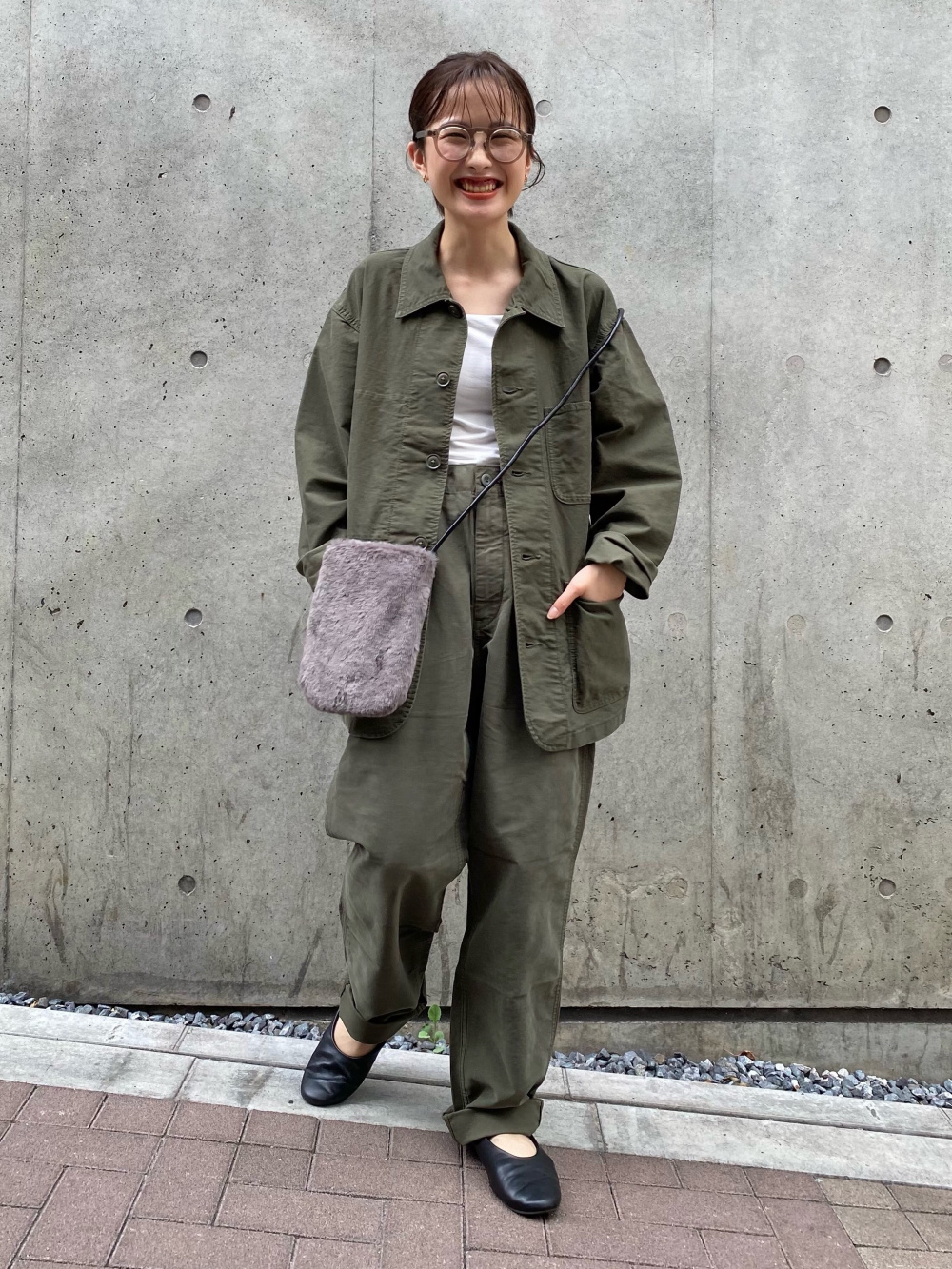 154cm / 工作外套: S