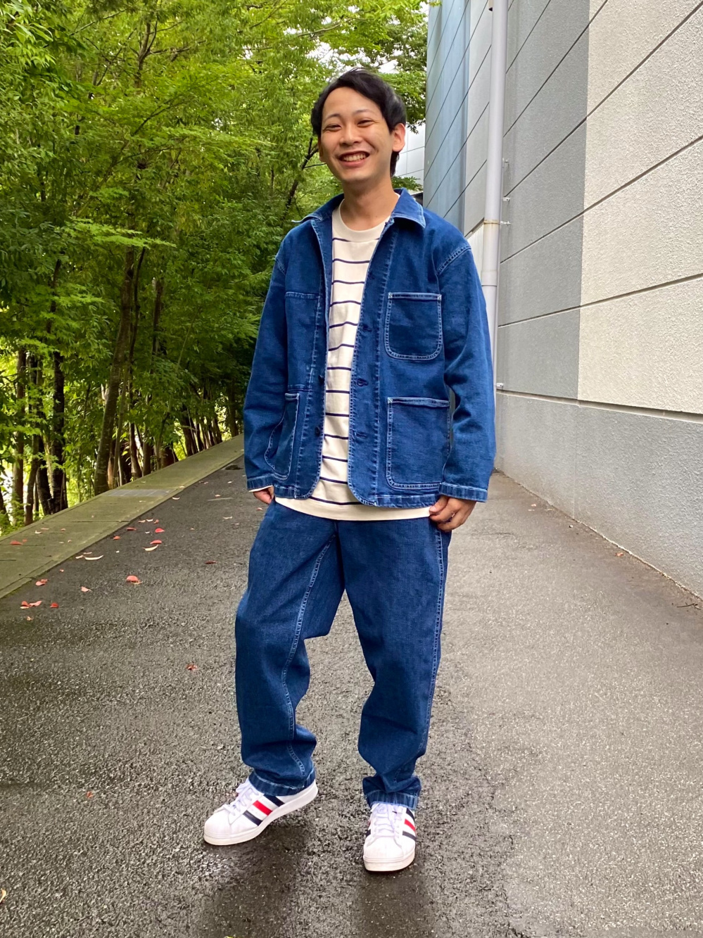 166cm / 工作外套(牛仔): S