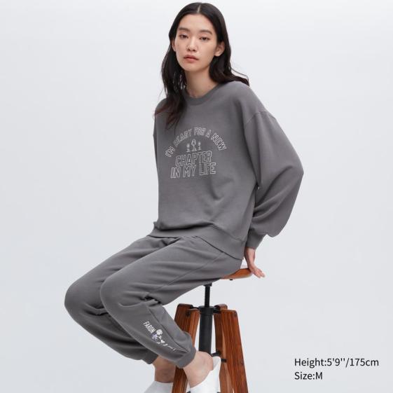 女裝 PEANUTS特級彈性休閒服組(長袖) | UQ 搜尋