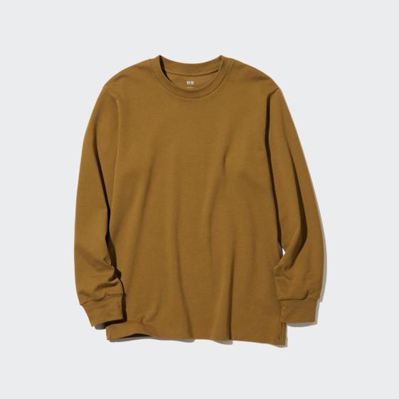 ［特價$99→$79］棉質Logo圓領長袖T恤