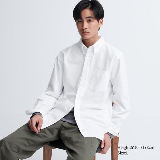 男裝 牛津襯衫(長袖) UNIQLO 比價 UQ 搜尋