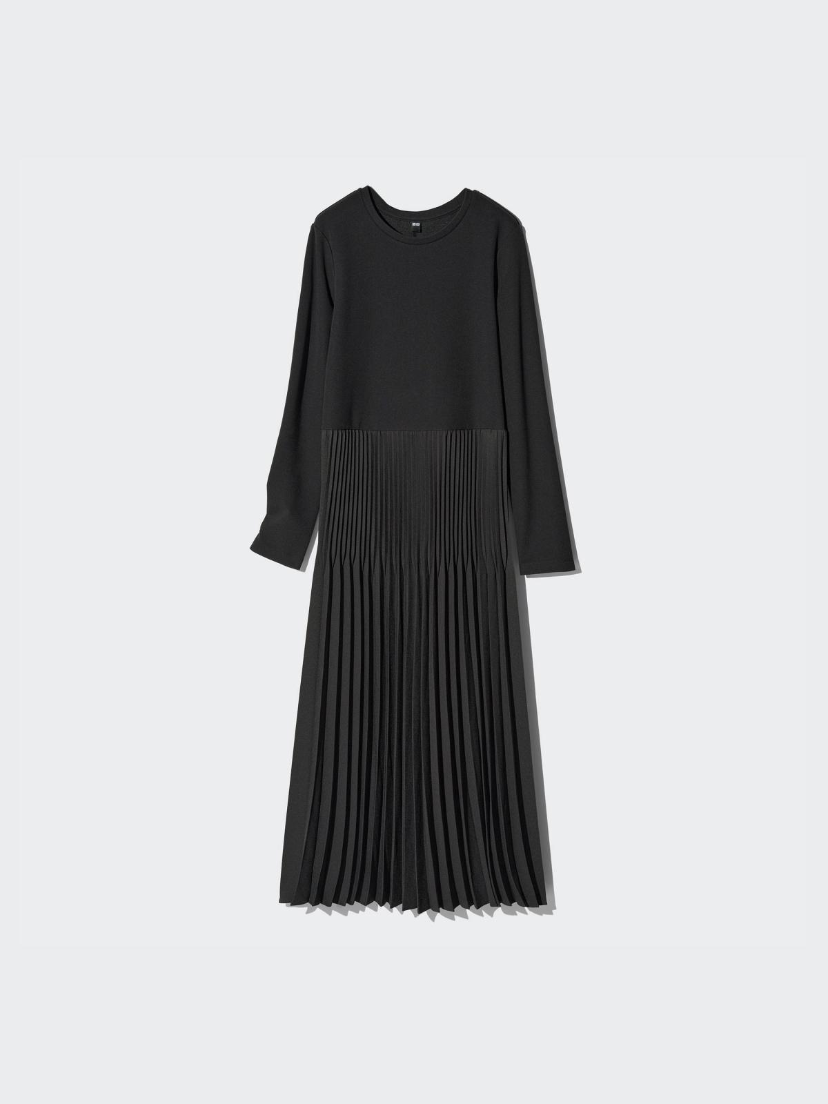 「水桶肩背包、拼接洋裝(長袖)」的穿搭靈感 | UNIQLO台灣