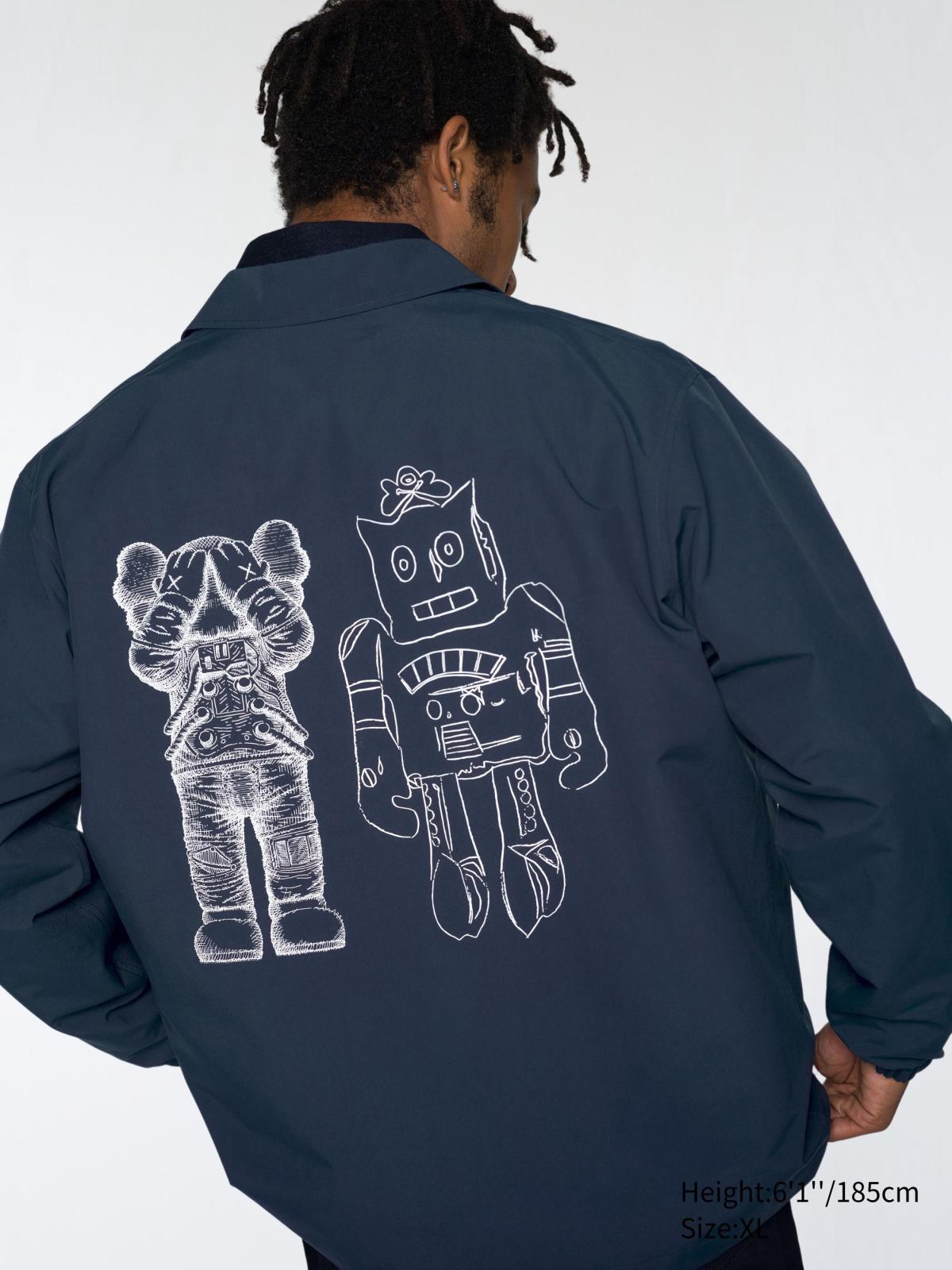 男女適穿4XL KAWS + Warhol 教練外套 476316