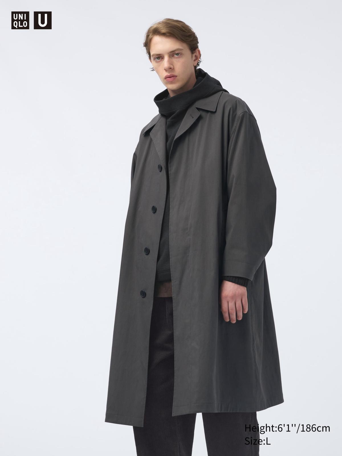 男裝 寬版單排釦大衣 的 StyleHint 網友穿搭靈感 | UQ 搜尋