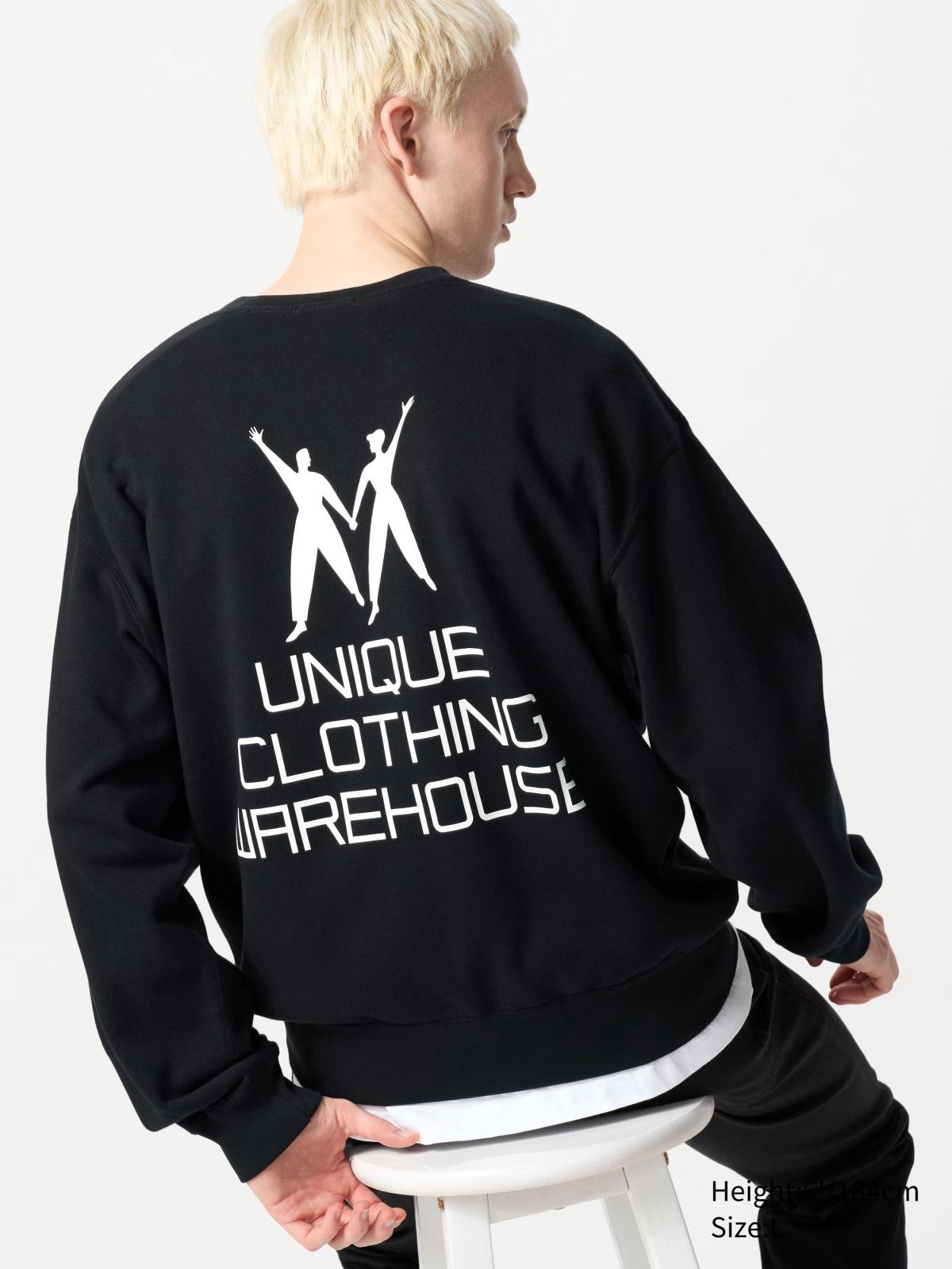 UNIQLO LOGO印花休閒上衣(長袖)
