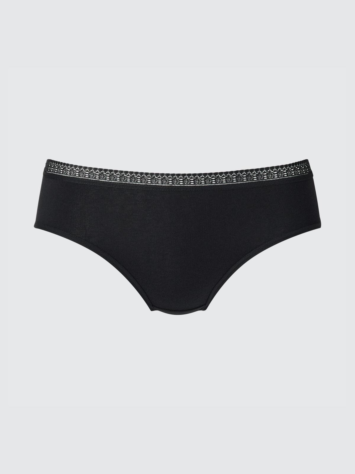 女裝, S-3XL 中腰內褲(蕾絲) 475498