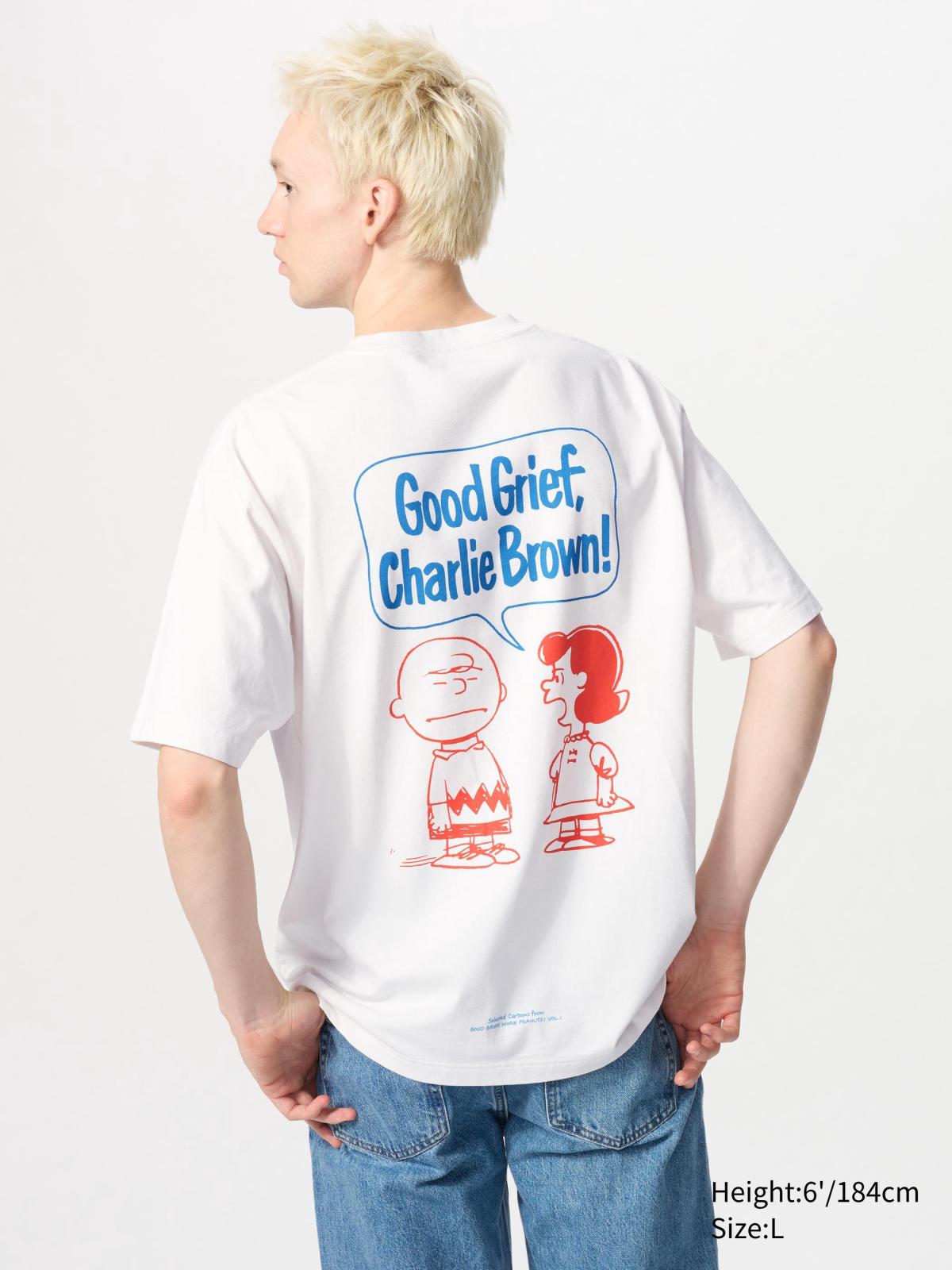 男女適穿XS-3XL PEANUTS UT印花T恤(短袖) 474450