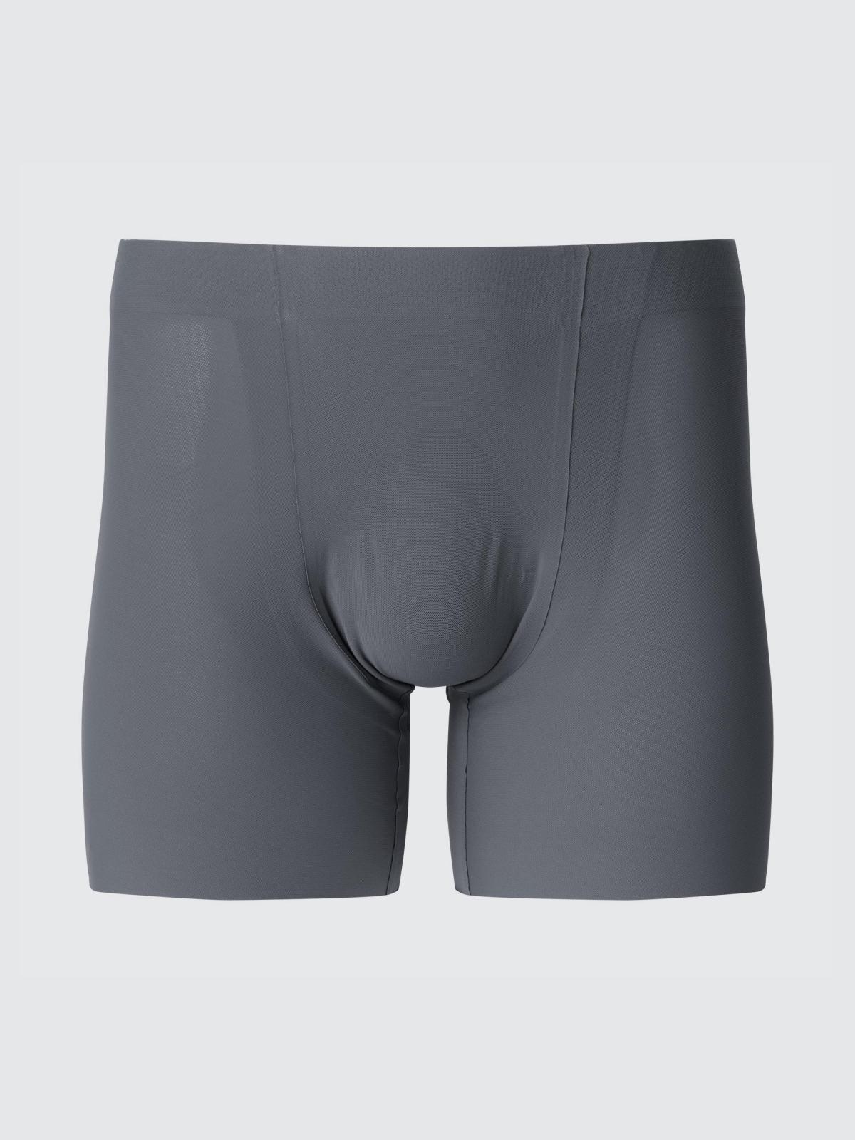 男裝, S-3XL AIRism 超無痕網眼平口內褲 464947 474333