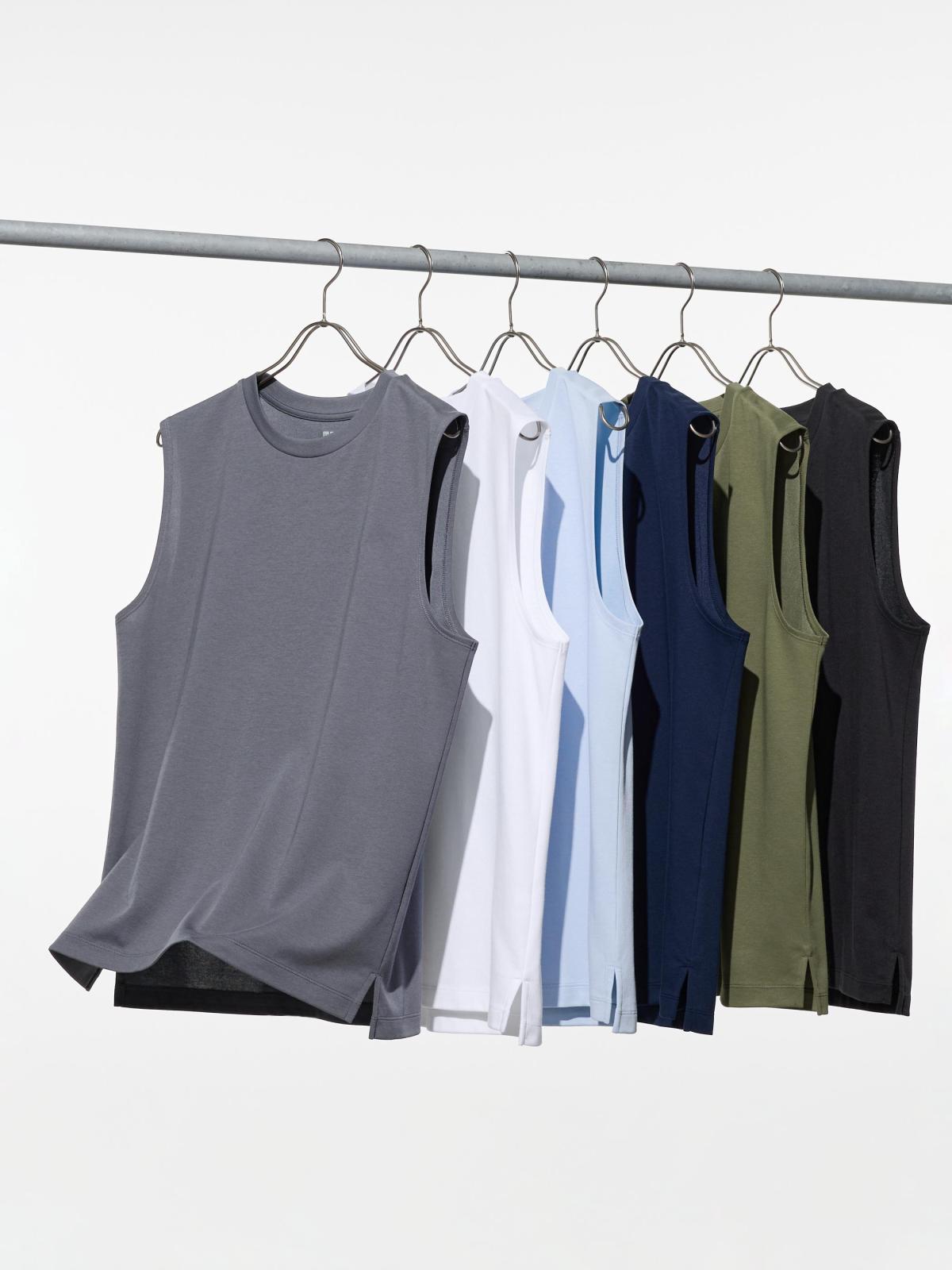 AIRism Cotton Sleeveless T-Shirt