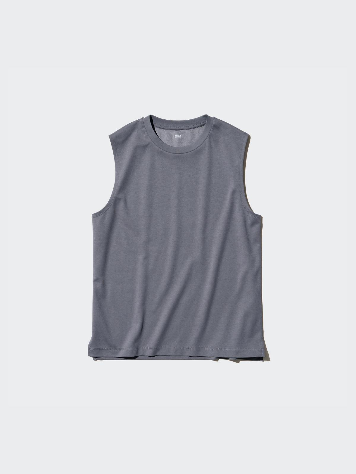 AIRism Cotton Sleeveless T-Shirt