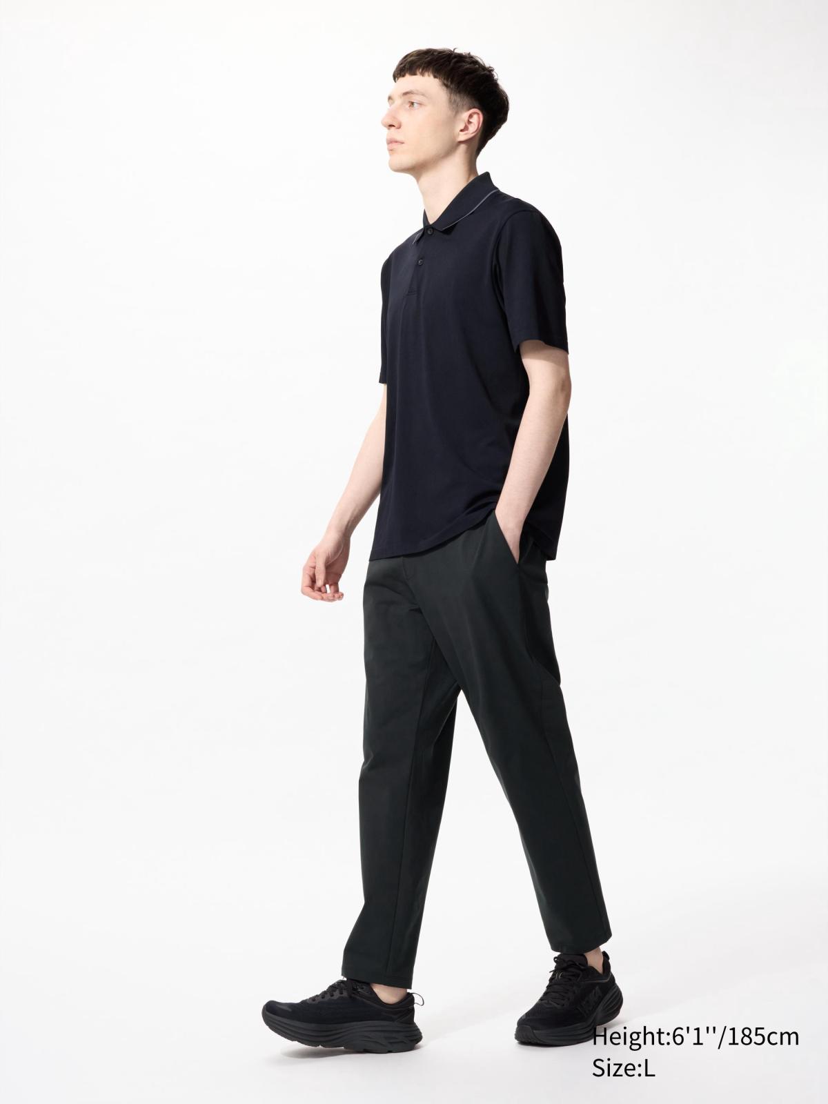 男裝, XS-4XL 特級彈性Active窄管長褲 465491 476606