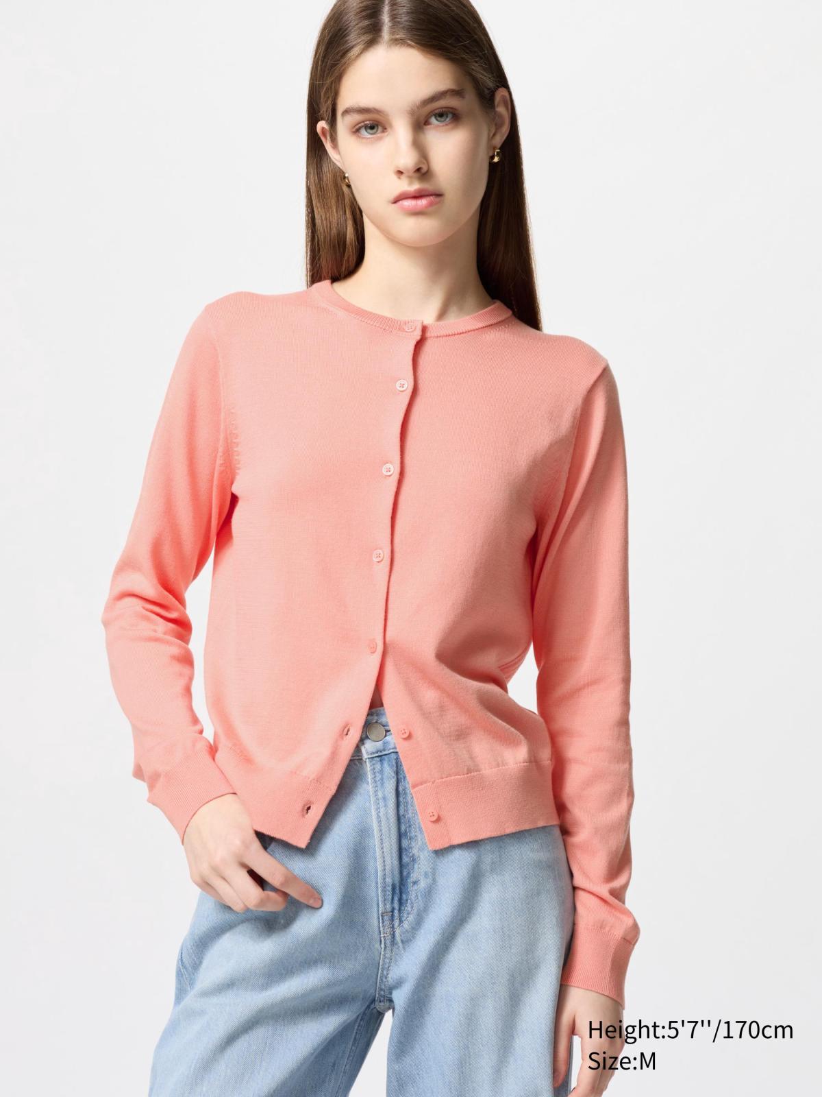 女裝XS-3XL 防曬圓領開襟外套(長袖) 474982