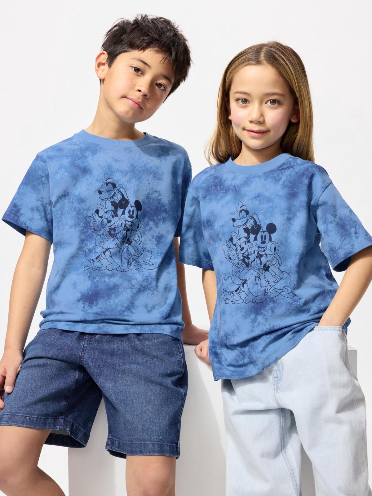 童裝, 110cm-150cm Disney in Blue UT印花T恤(短袖) 479010