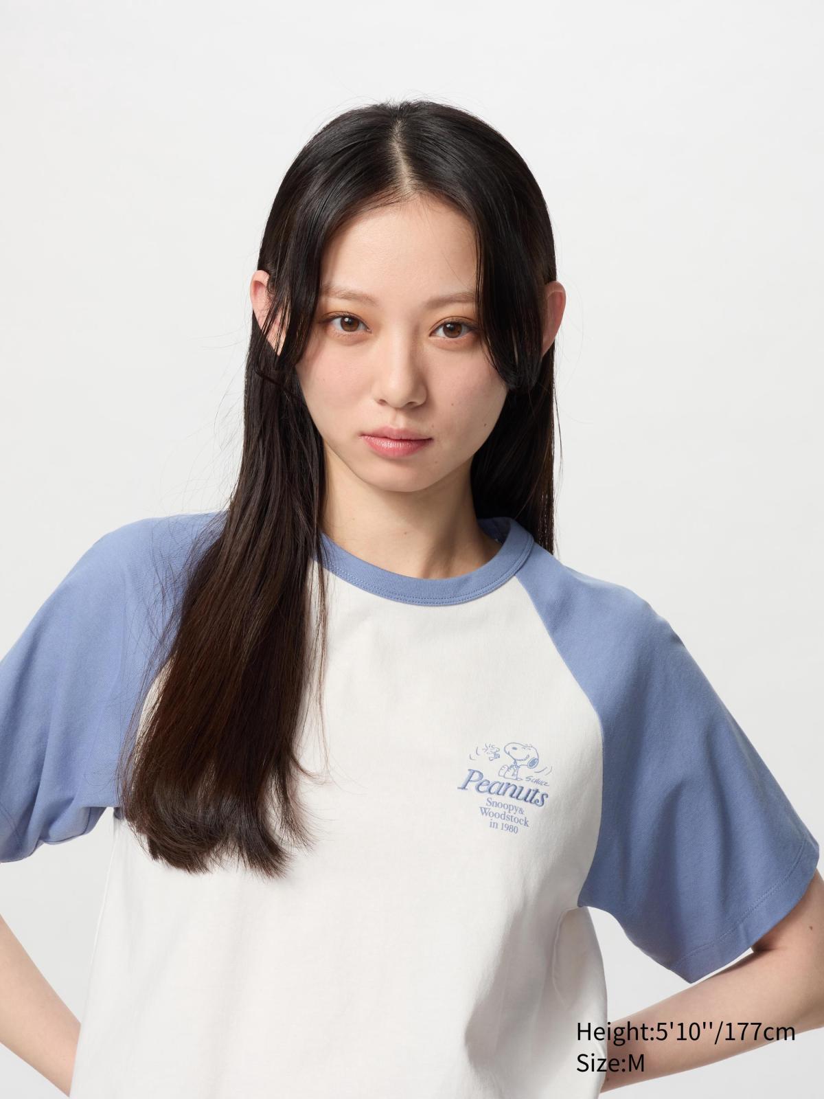 女裝XS-3XL PEANUTS UT印花T恤(短袖) 477716