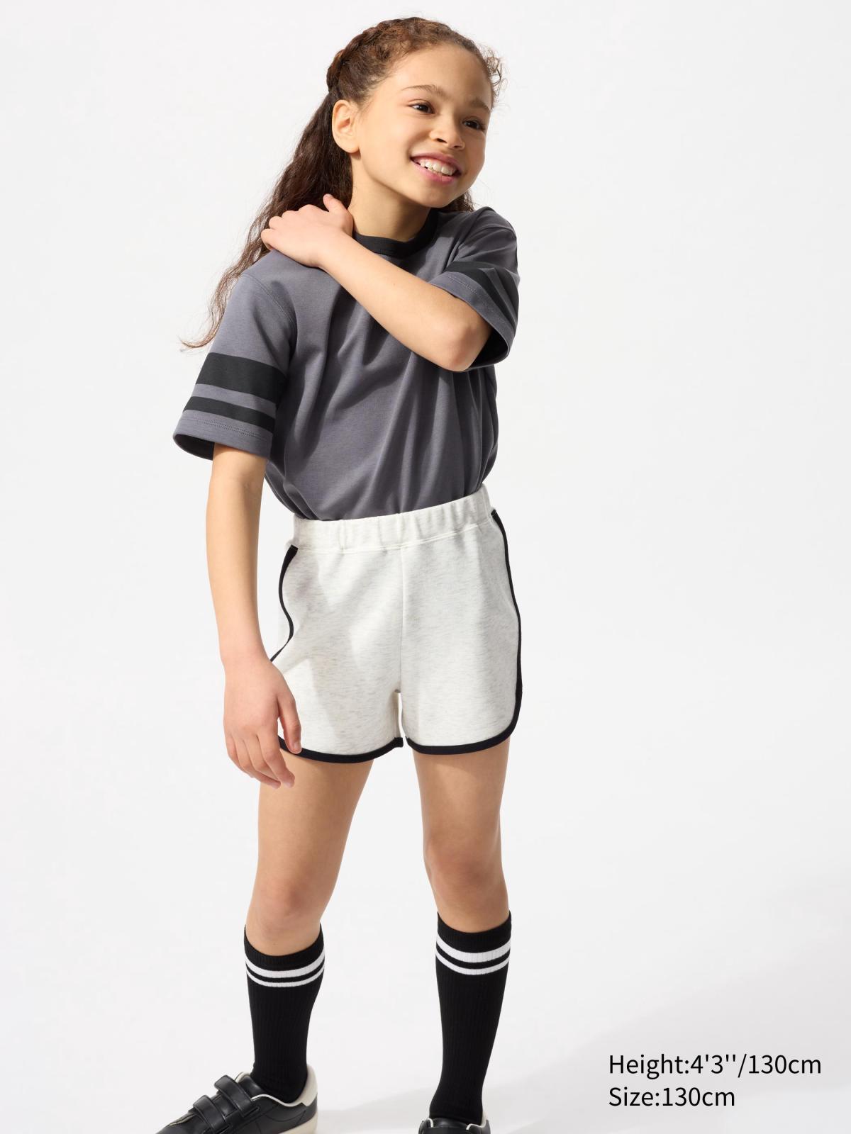 女童110cm-160cm AIRism休閒短褲 478927