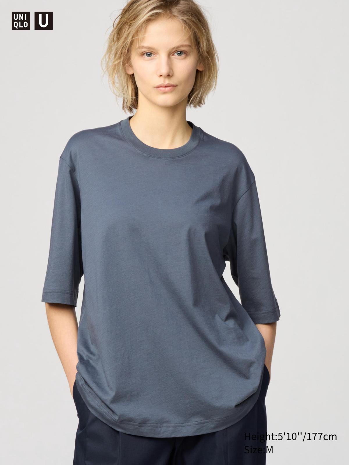 女裝XS-XXL SUPIMA COTTON 寬版T恤(短袖) 476954