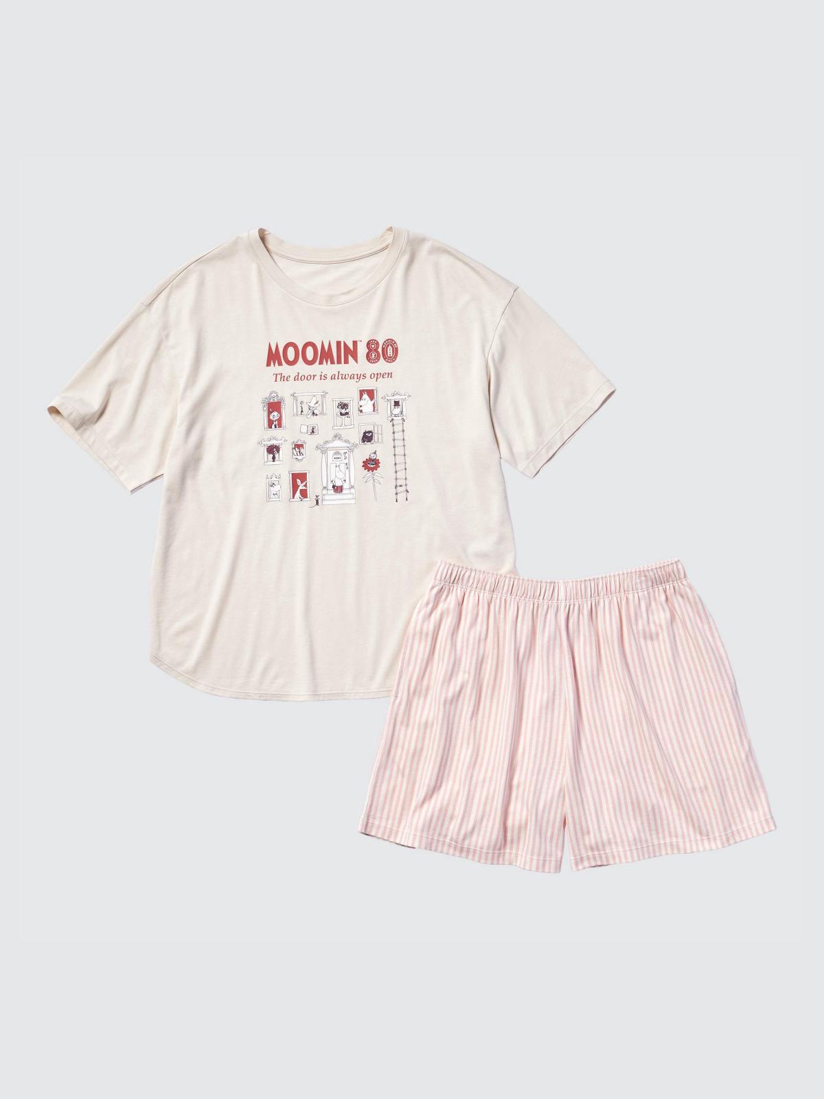 女裝 Moomin休閒服組(短袖) | UQ 搜尋