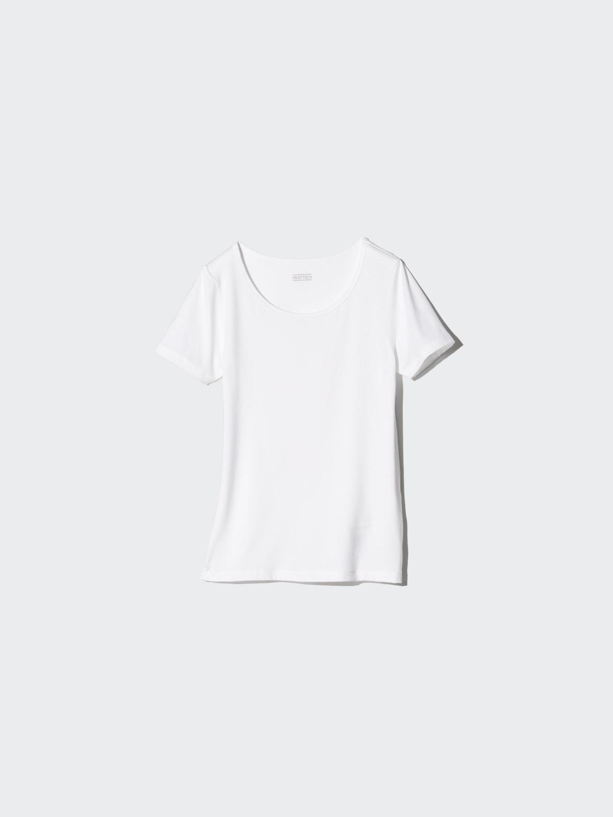 童裝, 110cm-160cm HEATTECH U領T恤(短袖) 478618