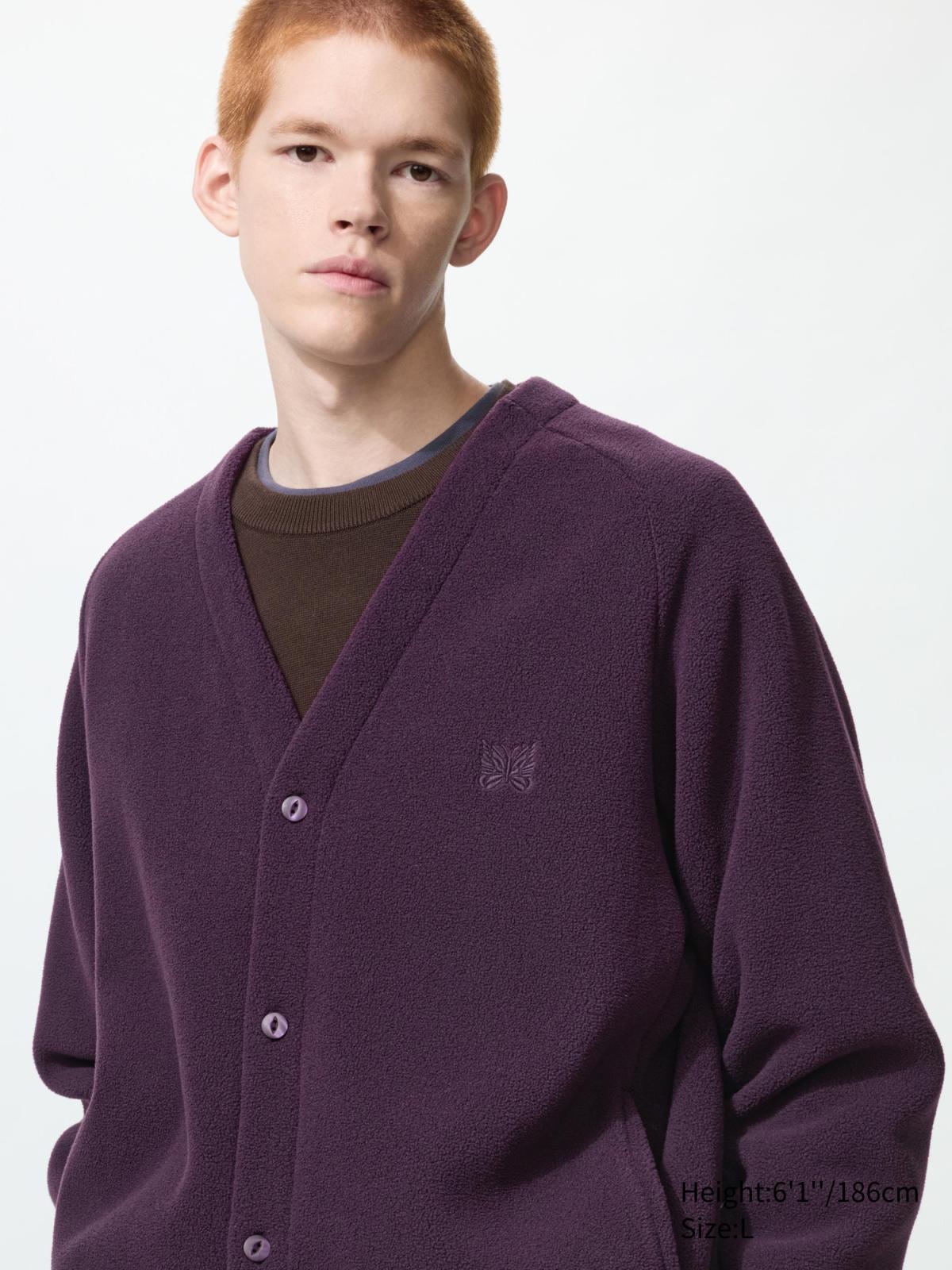 Fleece Oversized Cardigan