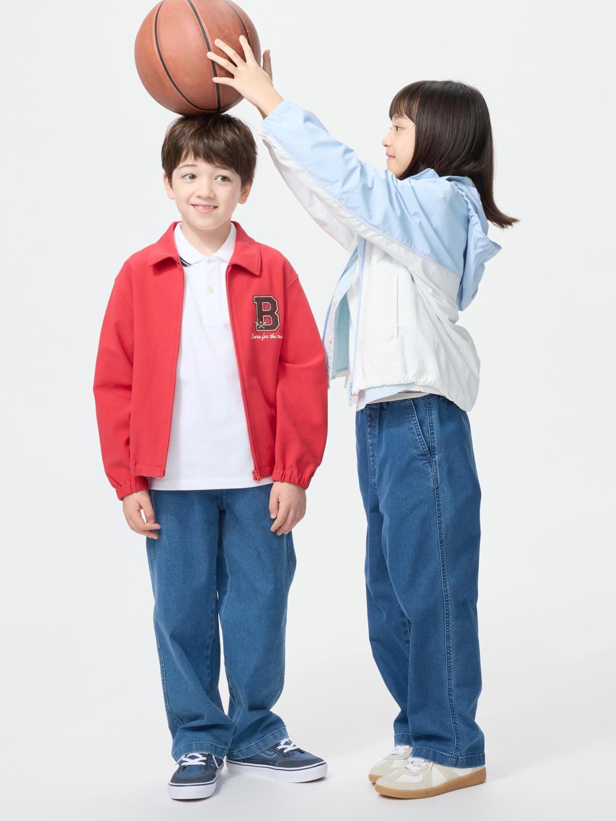 彈性輕便長褲(牛仔)